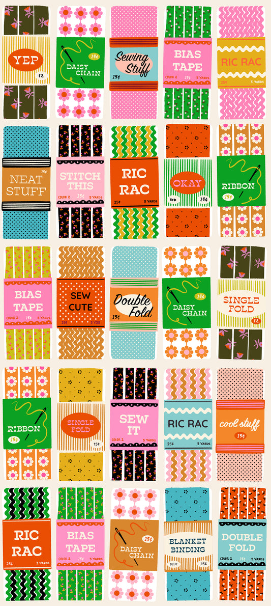 1800 Notion Sew Cute Shell RS520711 a Collaborative Collection by Ruby Star Society (sold in 25cm increments)