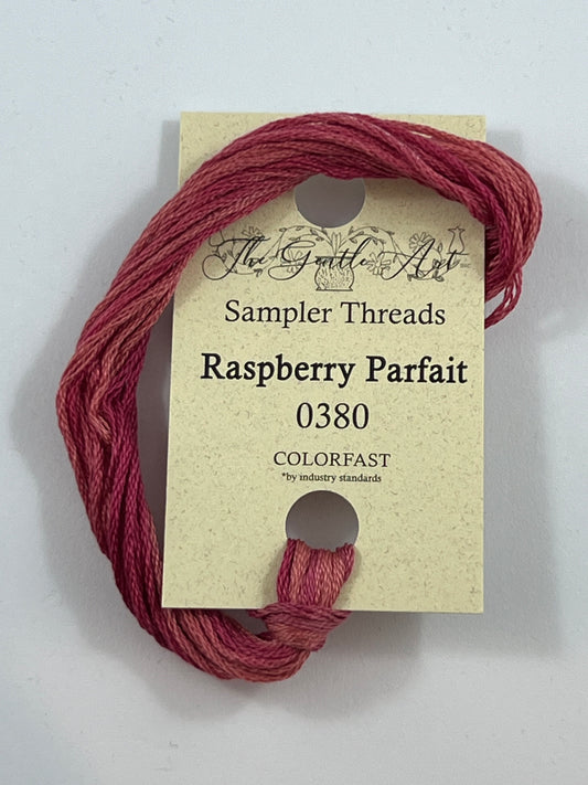 Raspberry Parfait 0380 The Gentle Art Sampler Thread 6 Stranded Hand Dyed Embroidery Floss