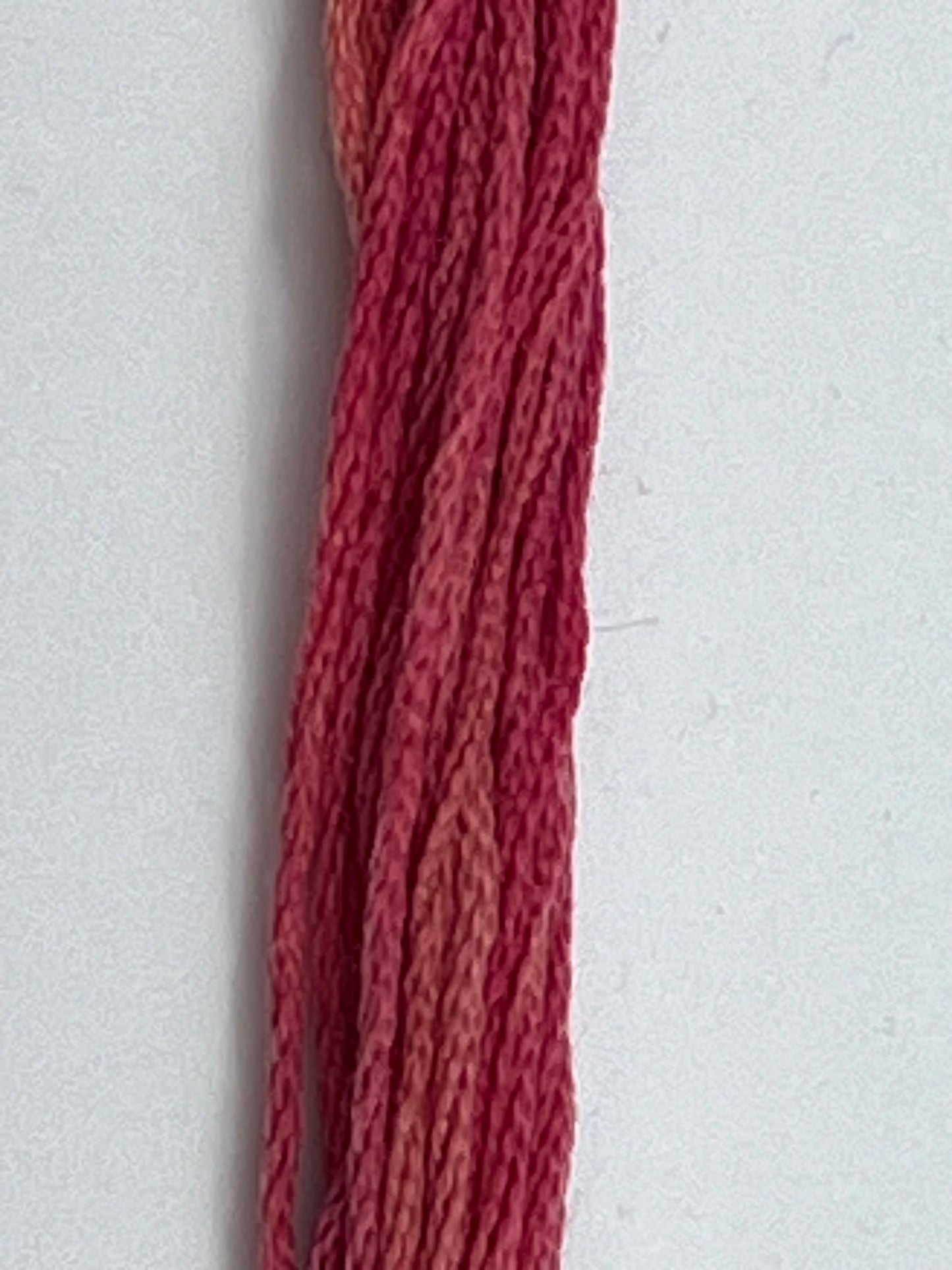 Raspberry Parfait 0380 The Gentle Art Sampler Thread 6 Stranded Hand Dyed Embroidery Floss