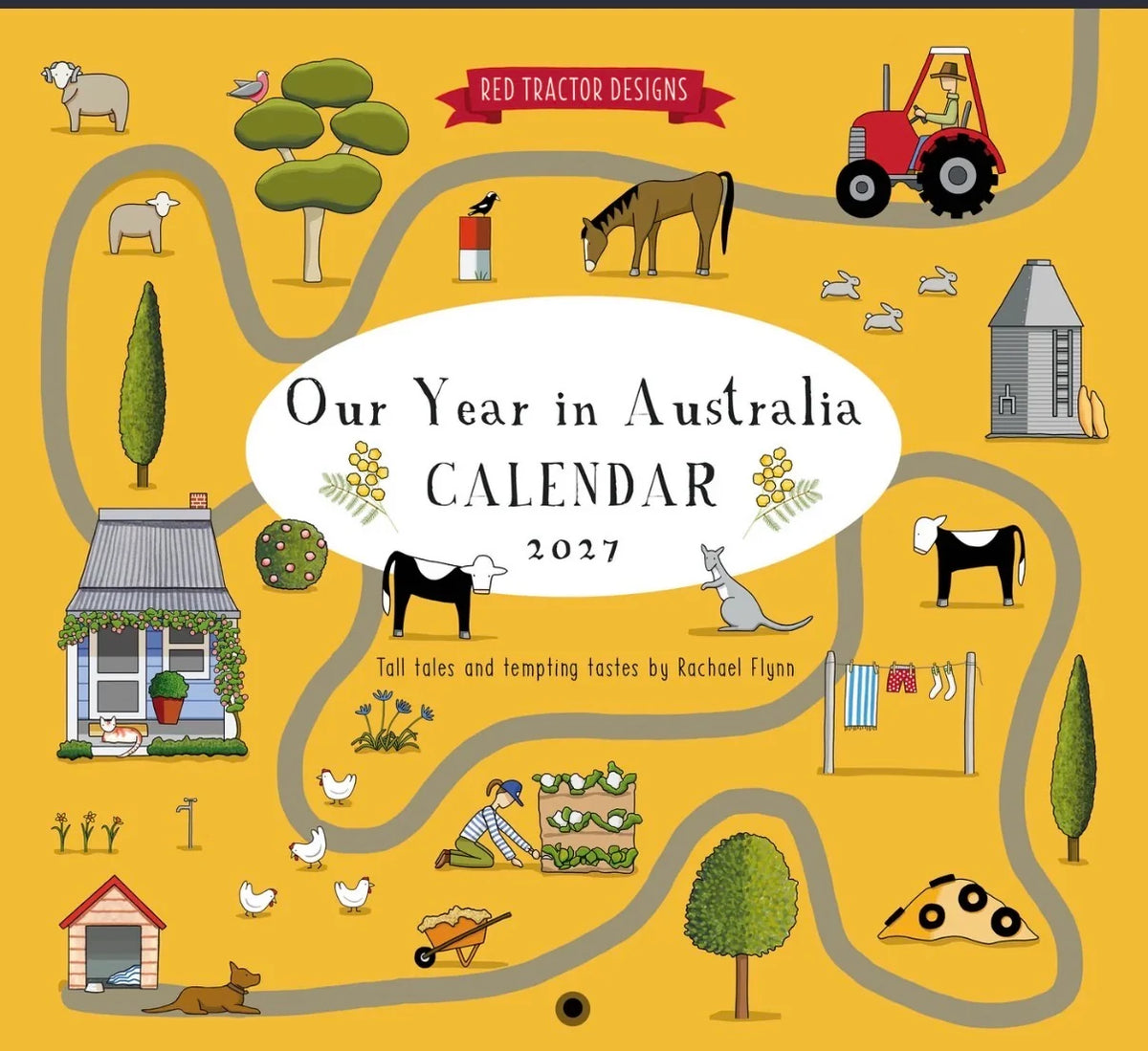 Our Year in Australia 2027 Calendar by Red Tractor Designs