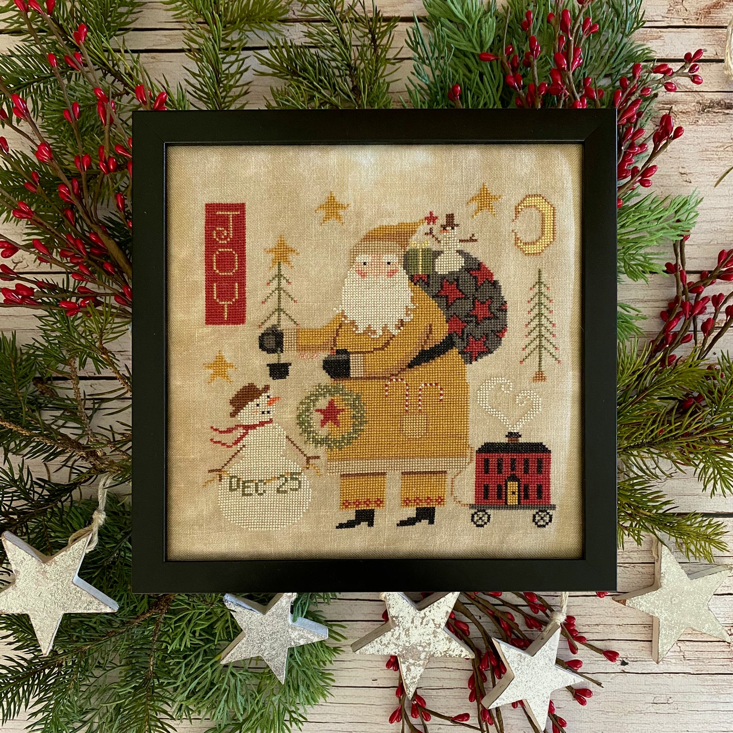 Hello Santa cross stitch booklet by Teresa Kogut