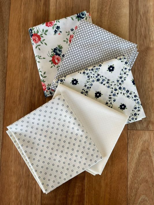 Rosemary Cottage Whites Fat Quarter Bundle by Camille Roskelley for Moda Fabrics