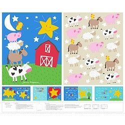 Twinkle Twinkle You're My Star! Small Quilt & Book Panel by Sandra Magsamen for Studio E Designs