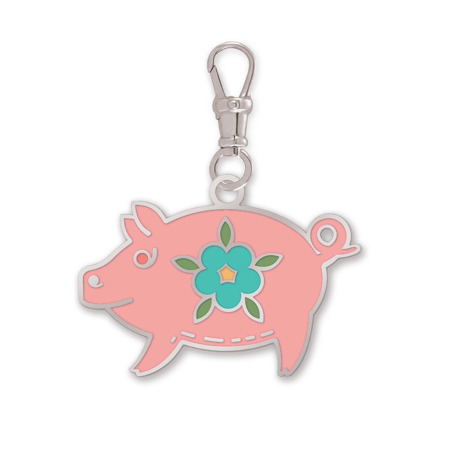 Mercantile Enamel Happy Charm Piggy Lori Holt of Bee in my Bonnet