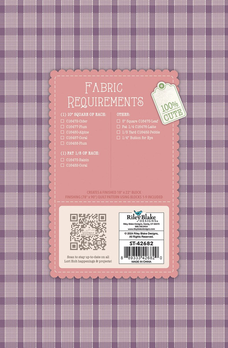 Gentler Times Quilt Seeds #2 by Lori Holt for Riley Blake Fabrics