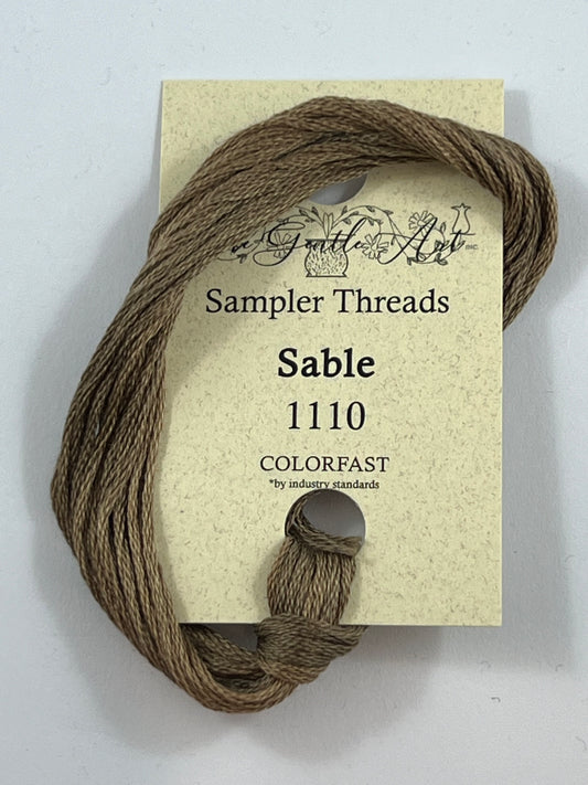 Sable 1110 The Gentle Art Sampler Thread 6 Stranded Hand Dyed Embroidery Floss