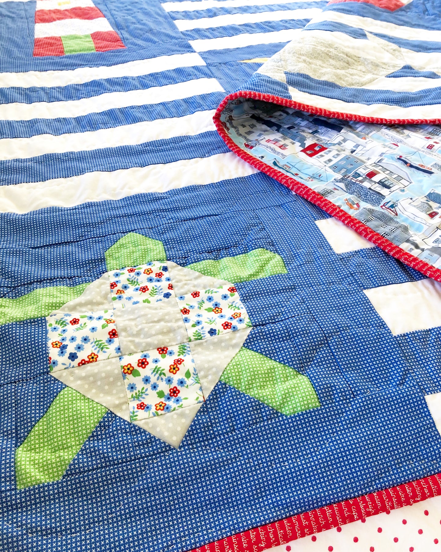 Sailing By Sampler Quilt Pattern By CakeStand Quilts