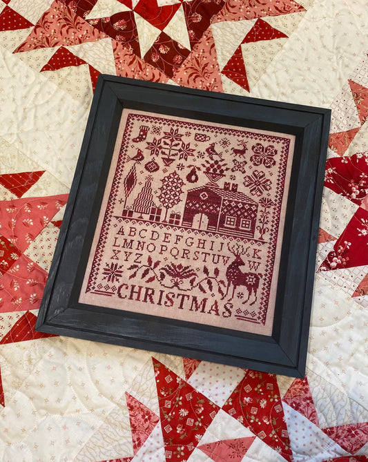 Sampler Holidays: Christmas Cross Stitch Pattern by Blueberry Ridge