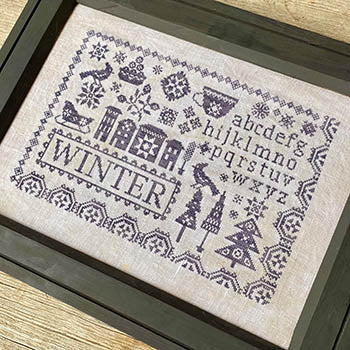 Sampler Seasons Winter Cross Stitch Pattern by Blueberry Ridge