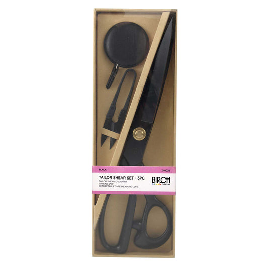 Tailor Shear Scissor Set 3pc - Black Birch