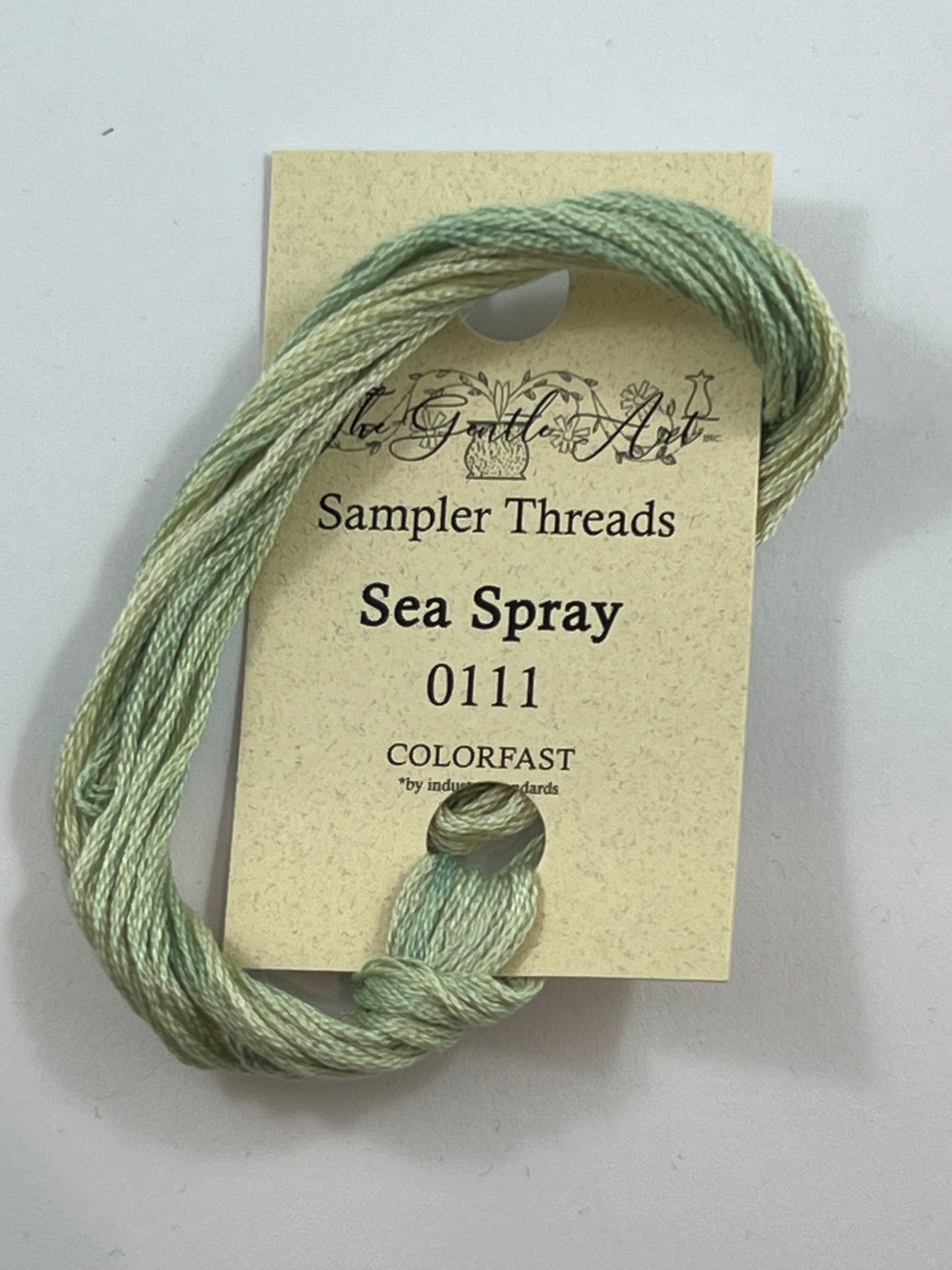 Sea Spray 0111 The Gentle Art Sampler Thread 6 Stranded Hand Dyed Embroidery Floss