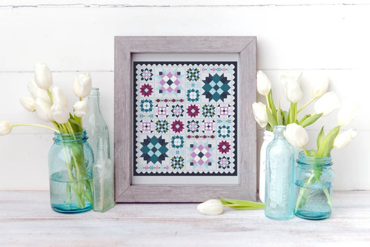 Seaglass Cottage Cross Stitch Pattern by Cora's Quilts