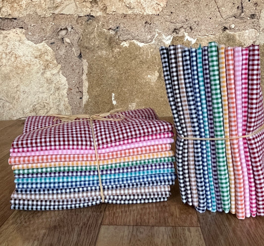 Seersucker GIngham Fat Eighth Bundle by Sevenberry