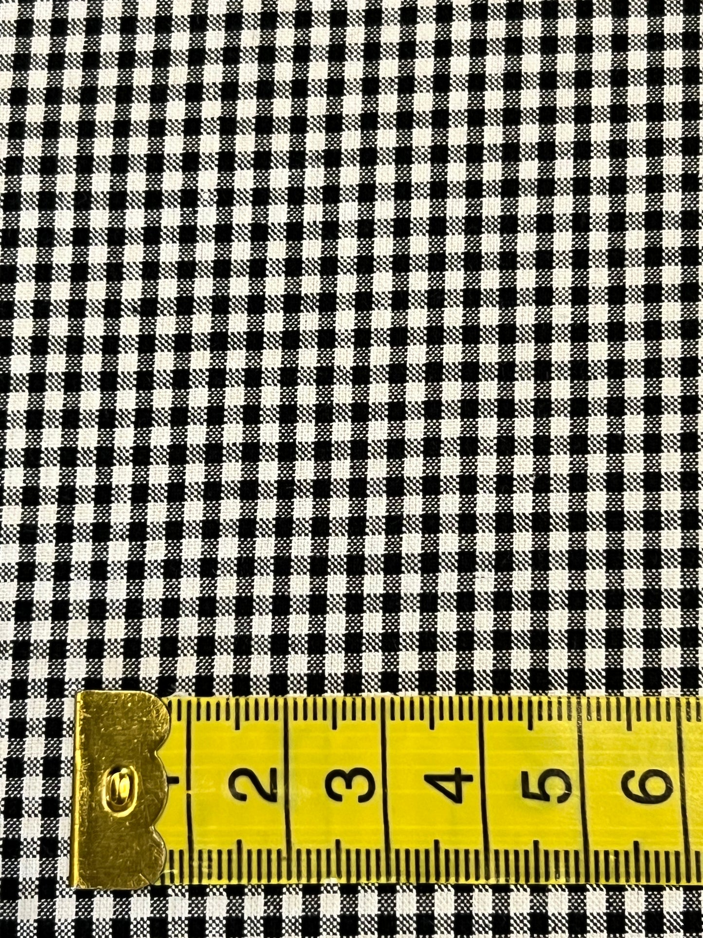 Seersucker Cotton Black Gingham SB5380.2.8 by Sevenberry (sold in 25cm increments)