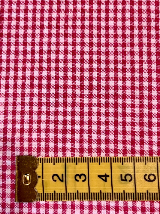 Seersucker Cotton Rose Gingham SB5380.2.13 by Sevenberry (sold in 25cm increments)