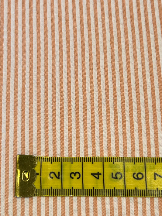 Seersucker Cotton Orange Stripe SB5380.1.11 by Sevenberry (sold in 25cm increments)