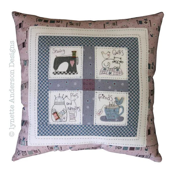 Sewing Friends Cushion Pattern by Lynette Anderson