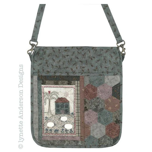 Shepherds Cottage Bag Embroidery Pattern by Lynette Anderson