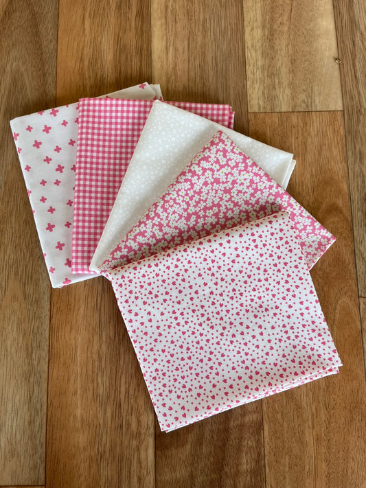 Shine Pink Fat Quarter Bundle by Sweetwater for Moda Fabrics