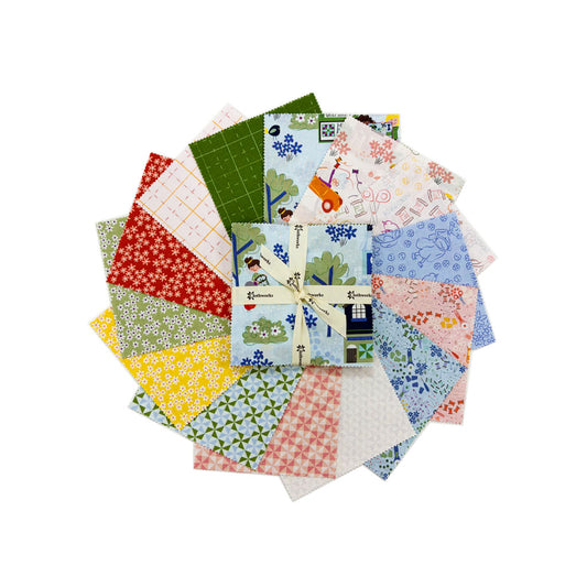 Shop Hop 10" Squares by Meags and Me for Clothworks Fabrics
