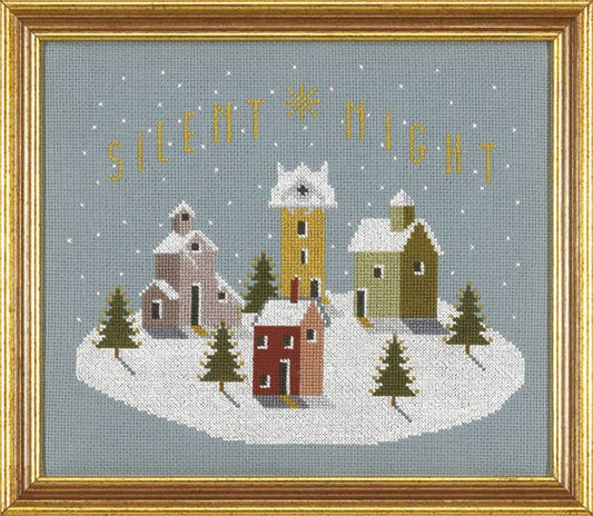 Silent Night Cross Stitch Kit Historical Sampler Company