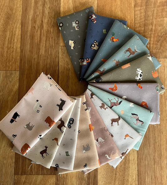 Small Things Countryside Fat Eighth Bundle by Lewis and Irene