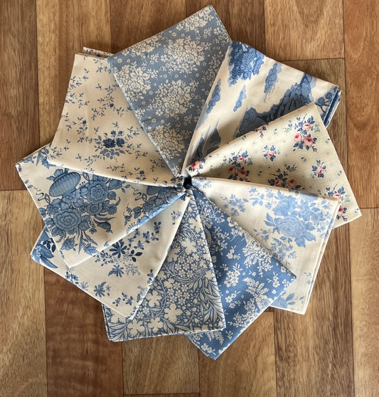 Something Blue Light Fat Eighth Bundle by Tilda