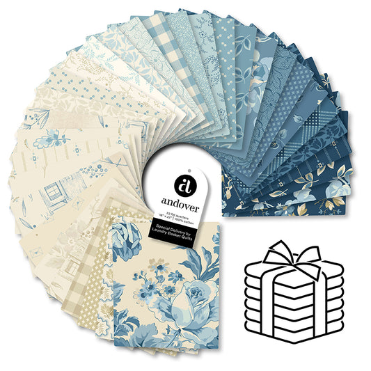 Special Delivery Fat Quarter Bundle by Laundry Basket Quilts for Andover Fabrics