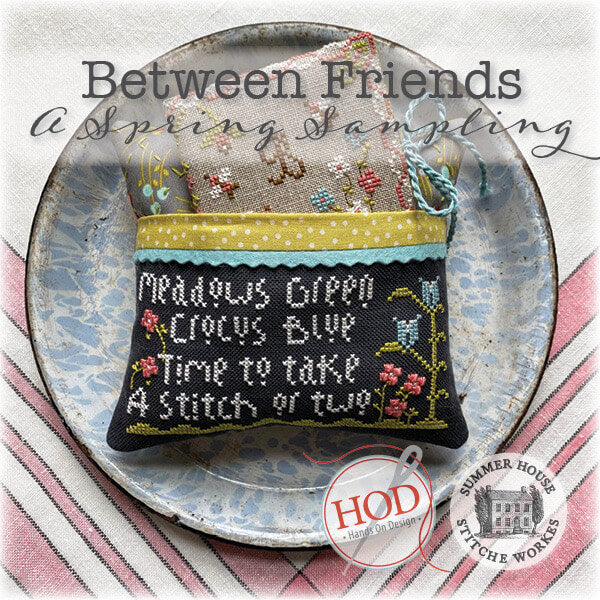 A Spring Sampling Between Friends Cross Stitch Pattern by Hands on Design