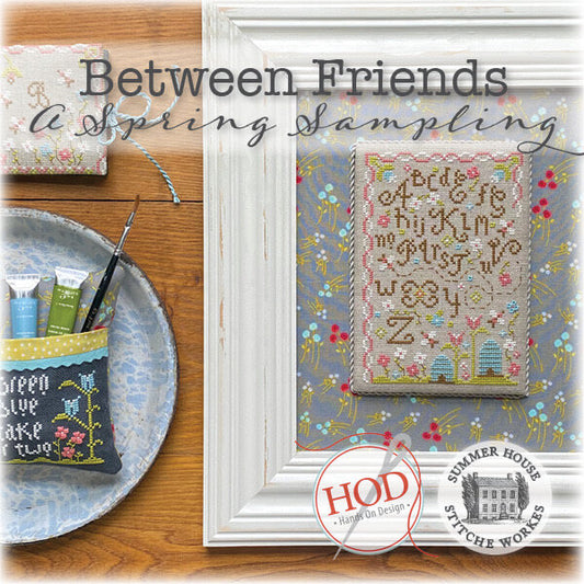 A Spring Sampling Between Friends Cross Stitch Pattern by Hands on Design