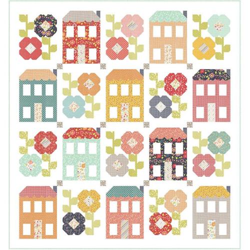 Spring Town Quilt Kit Featuring Delightfully Yours by Sherri & Chelsi for Moda Fabrics