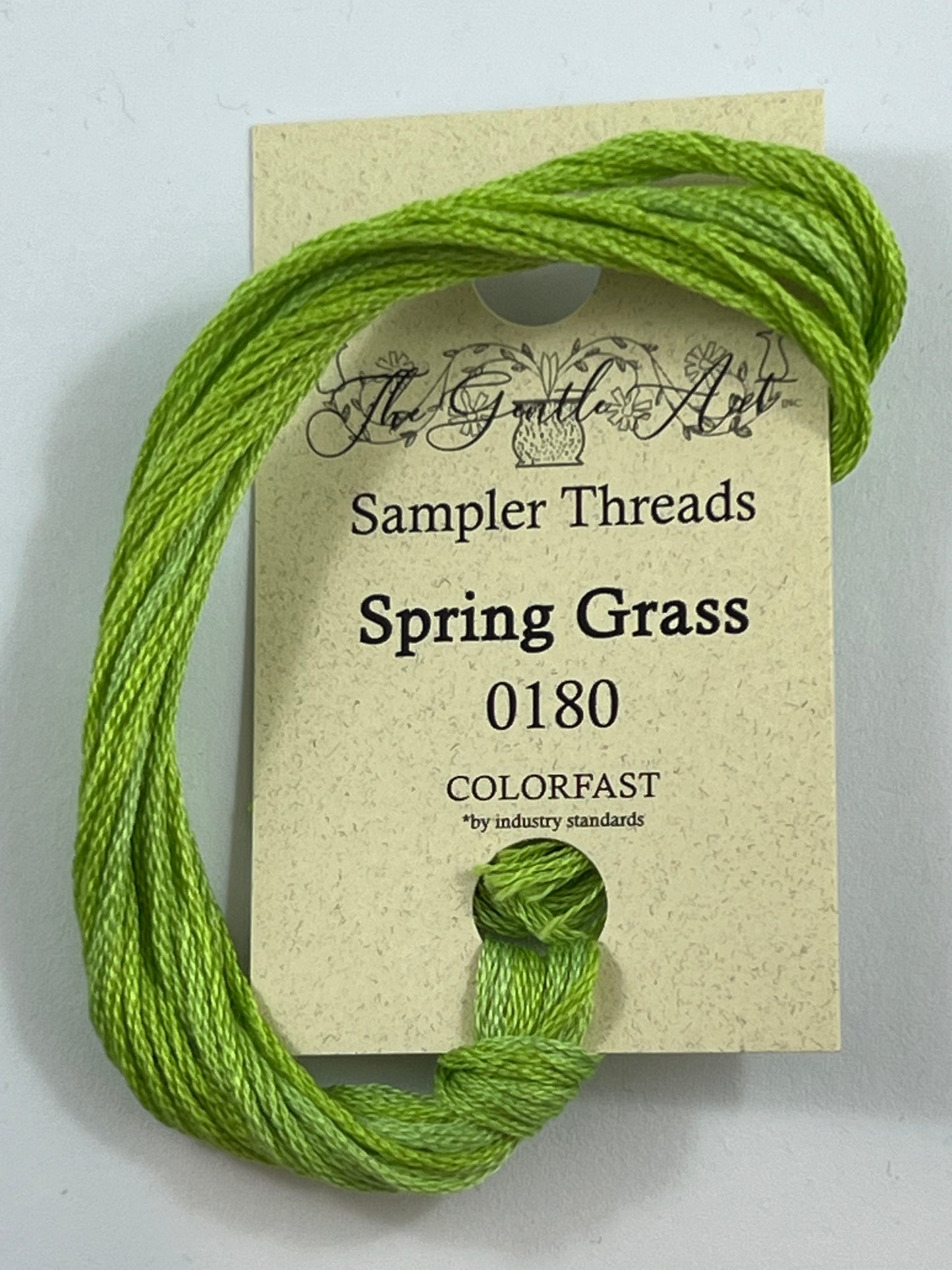 Spring Grass 0180 The Gentle Art Sampler Thread 6 Stranded Hand Dyed Embroidery Floss