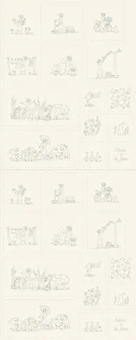 Stitchery Panel Sidonie a La Ferme (At The Farm) by Veroniques Quilt Designs for Devonstone