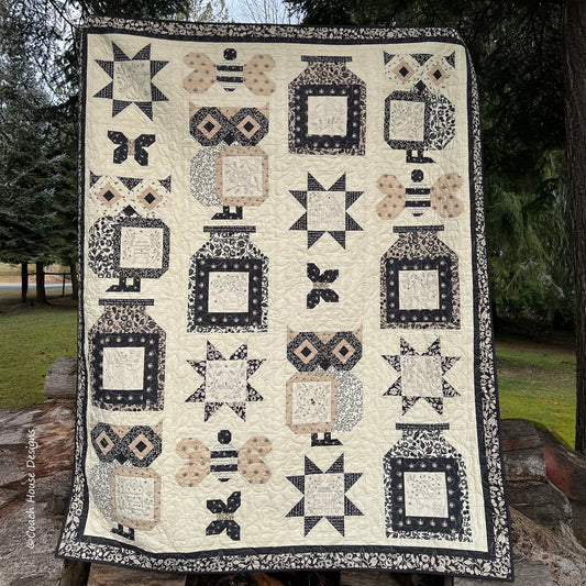 Stitching in the Garden Quilt Pattern by Coach House Designs