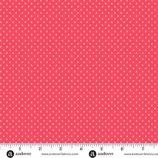 Strawberry Honey Pink Berry Seed A1159E by Andover Fabrics (sold in 25cm increments)