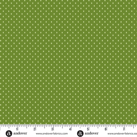 Strawberry Honey Green Berry Seed A1159G by Andover Fabrics (sold in 25cm increments)