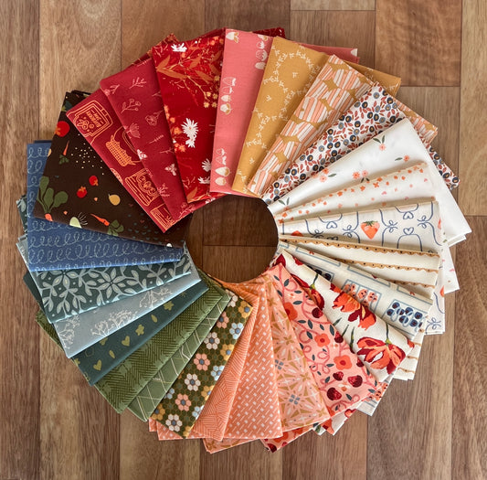 Summer Homestead Fat Quarter Bundle by Sewcial Bee Collective by Art Gallery Fabrics