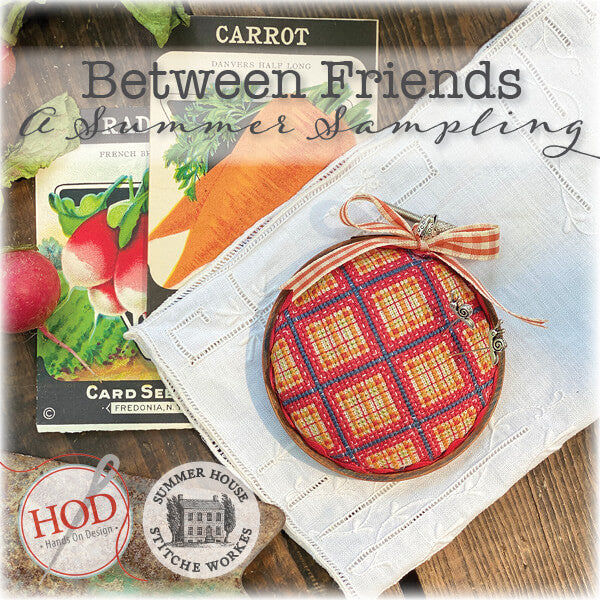 A Summer Sampling Between Friends Cross Stitch Pattern by Hands on Design