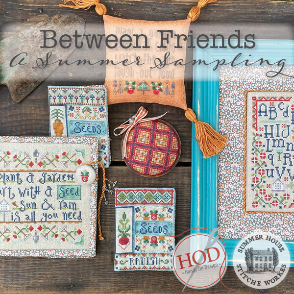 A Summer Sampling Between Friends Cross Stitch Pattern by Hands on Design