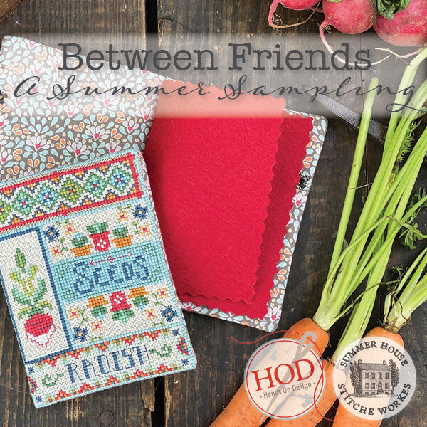 A Summer Sampling Between Friends Cross Stitch Pattern by Hands on Design