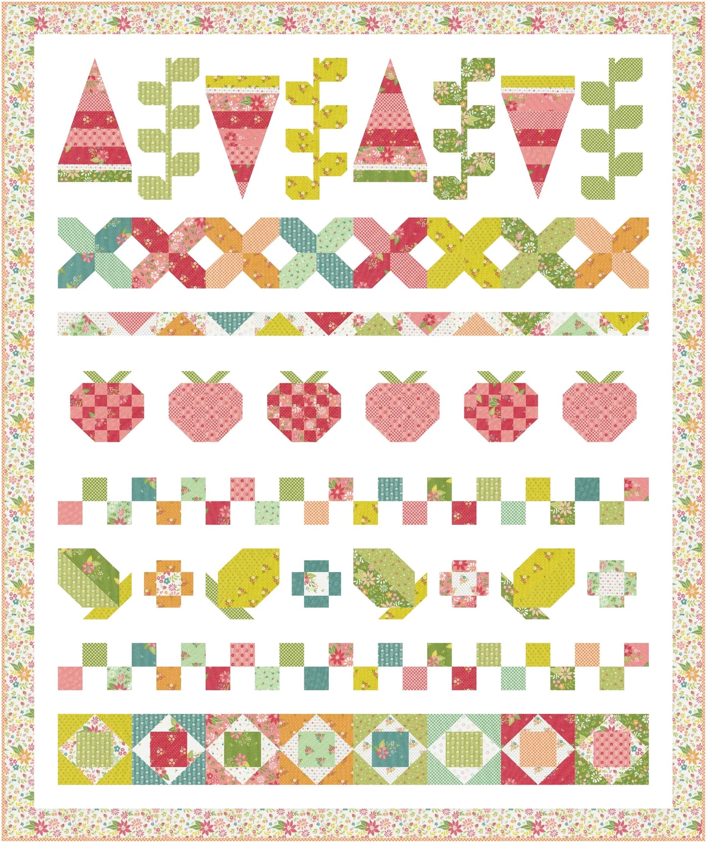 Summer Slice Quilt Pattern by Chelsi Stratton