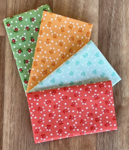 Summertime Fairground Fat Eighth Bundle by Camille Roskelley for Moda Fabrics