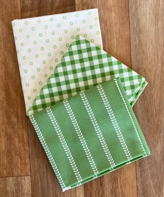 Summertime Greens Fat Quarter Bundle by Camille Roskelley for Moda Fabrics