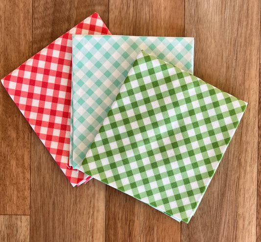 Summertime Picnic Check Fat Quarter Bundle by Camille Roskelley for Moda Fabrics