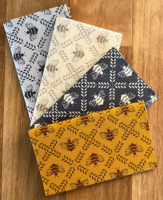 Sun Drenched Bees Fat Eighth Bundle by Sweetfire Road for Moda fabrics