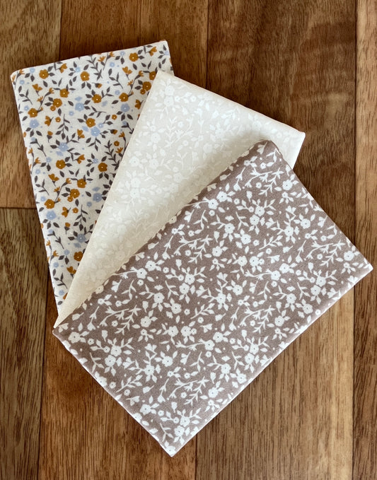 Sun Drenched Small Floral Fat Eighth Bundle by Sweetfire Road for Moda fabrics