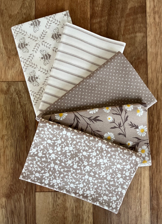 Sun Drenched Stone Fat Eighth Bundle by Sweetfire Road for Moda fabrics
