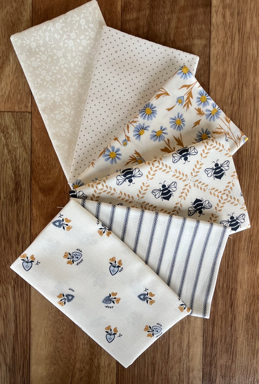 Sun Drenched Whites Fat Eighth Bundle by Sweetfire Road for Moda fabrics