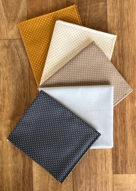 Sun Drenched Dots Fat Quarter Bundle by Sweetfire Road for Moda fabrics