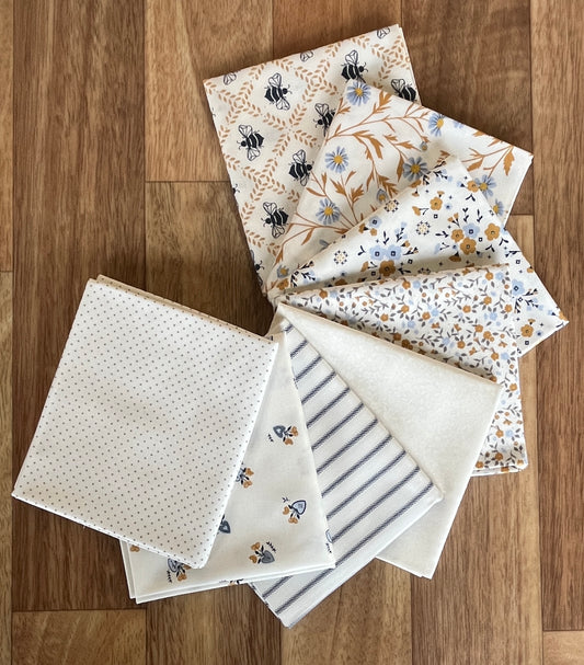 Sun Drenched Whites Fat Quarter Bundle by Sweetfire Road for Moda fabrics